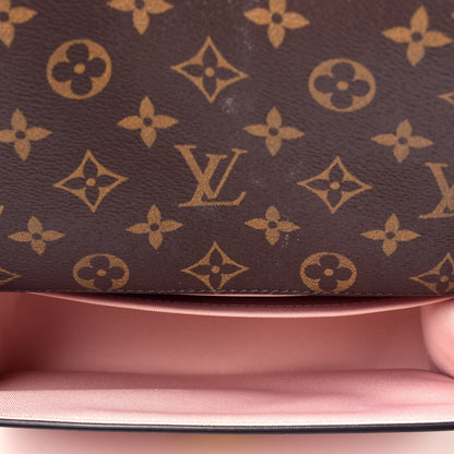 Louis Vuitton Patent Calfskin Monogram Cherrywood BB Rose Ballerine 5 of 11