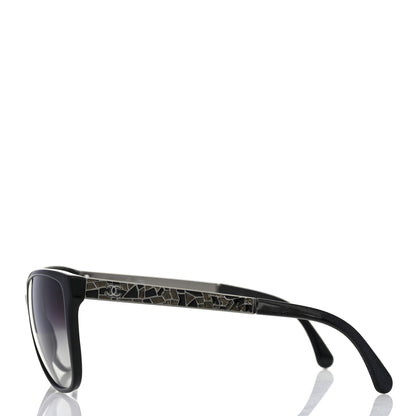 Chanel Mosaic CC Sunglasses 5222 Black Glitter 3 of 8
