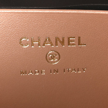 Chanel Caviar Quilted Barrel Clutch With Chain Brown 7 of 10