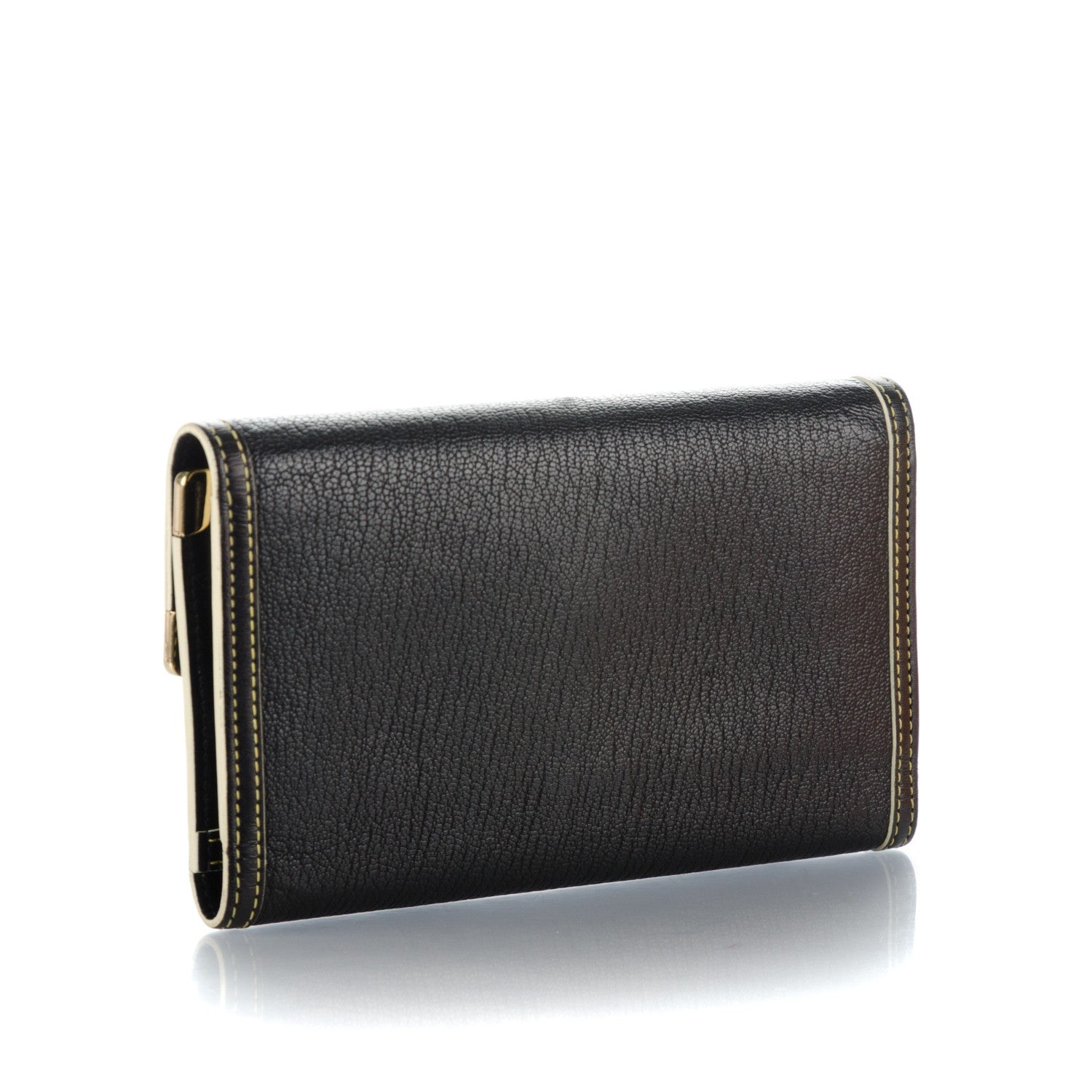 Louis Vuitton Suhali Porte Tresor International Wallet Black 3 of 6