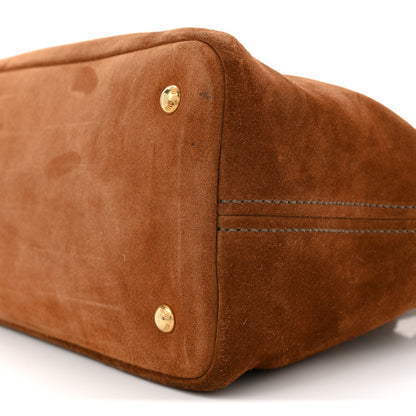 Miu Miu Camoscio Large Aventure Bag Oak 9 of 12