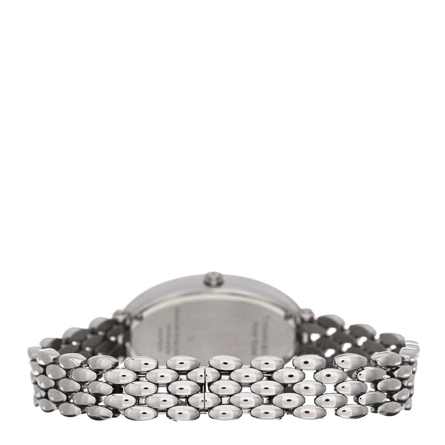 Tiffany Stainless Steel Diamond 21mm 2-Hand Cocktail Quartz Watch 3 of 4