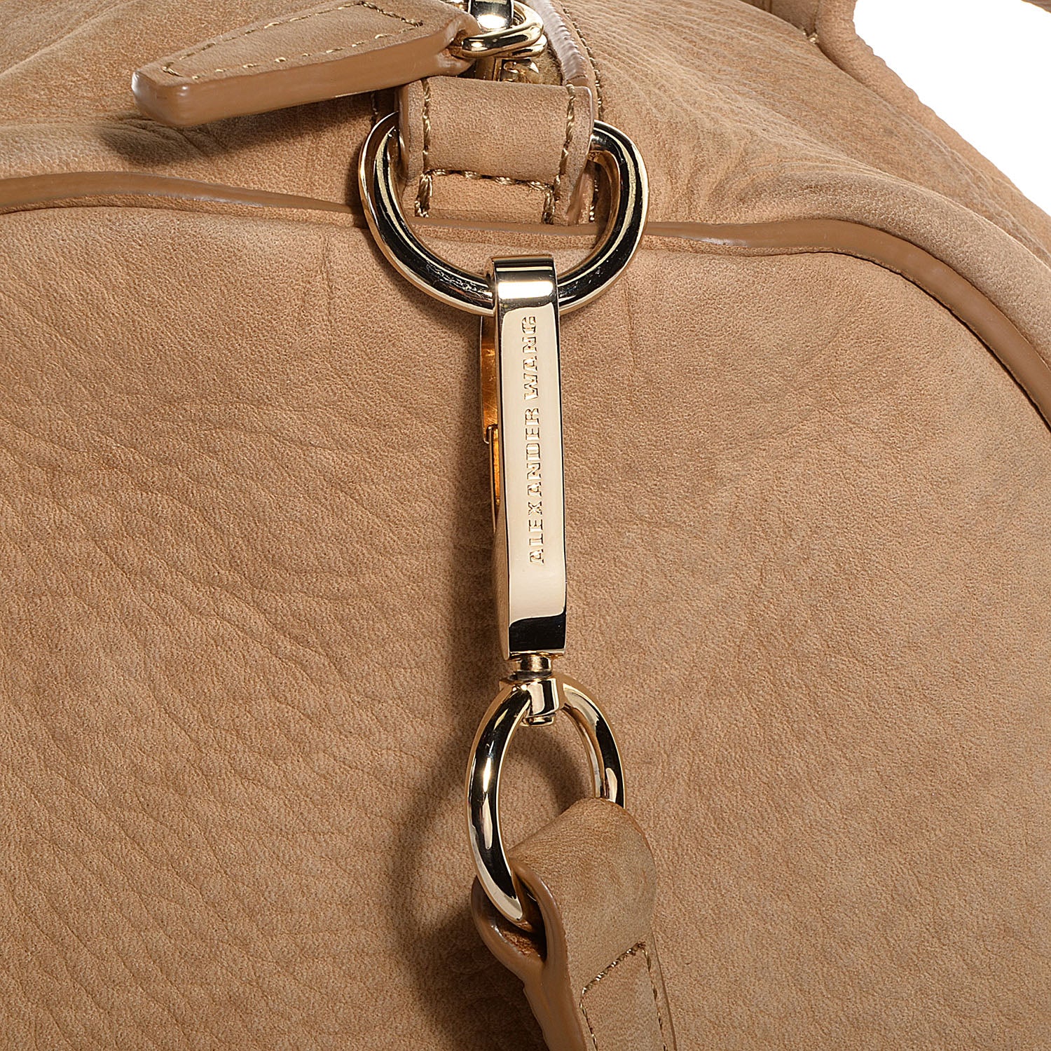 Alexander Wang Tumbled Nubuck Rocco Tan with Pale Gold Hardware 7 of 7