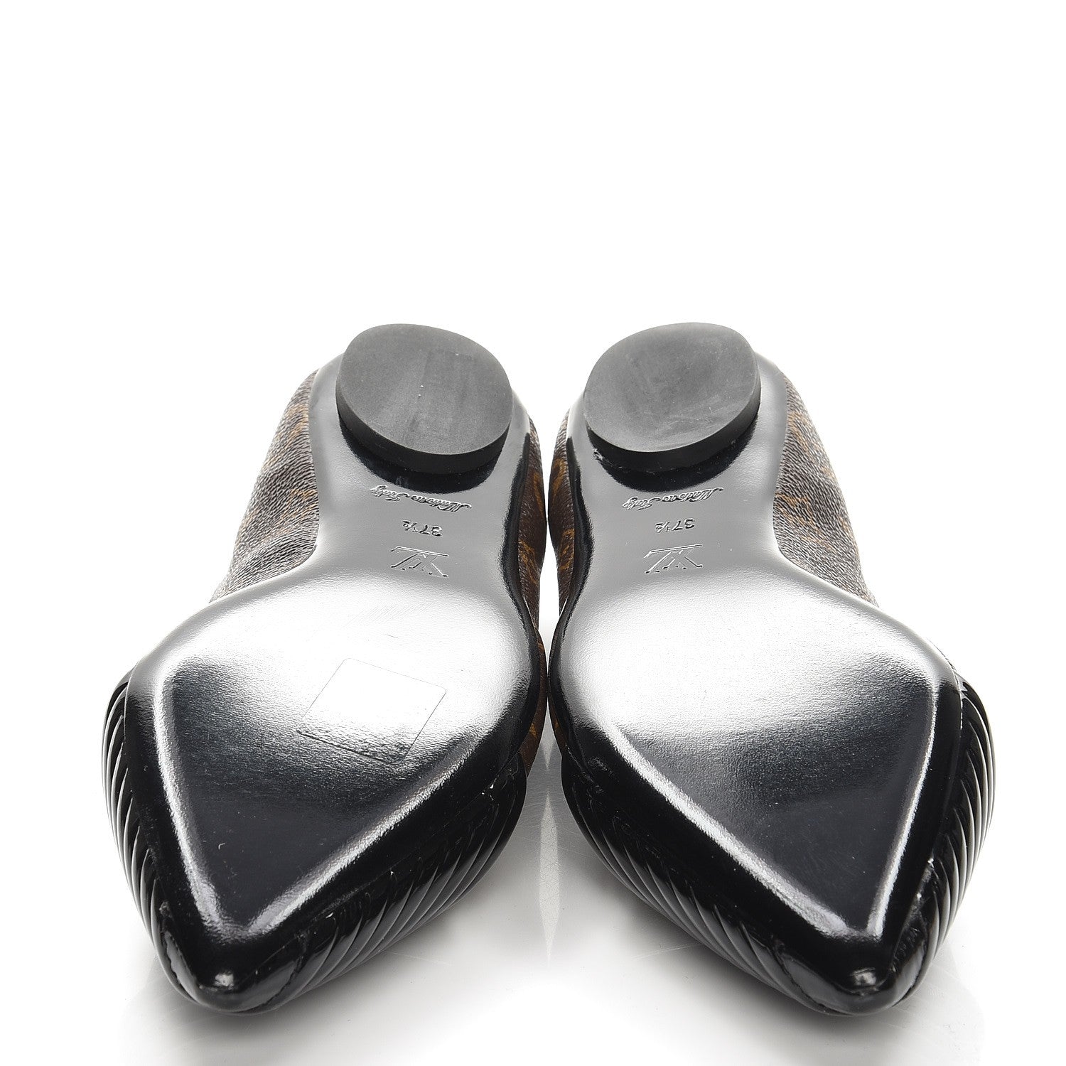 Louis Vuitton Monogram Inspired Ballerina Flats 37.5 5 of 9