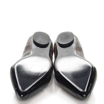 Louis Vuitton Monogram Inspired Ballerina Flats 37.5 5 of 9