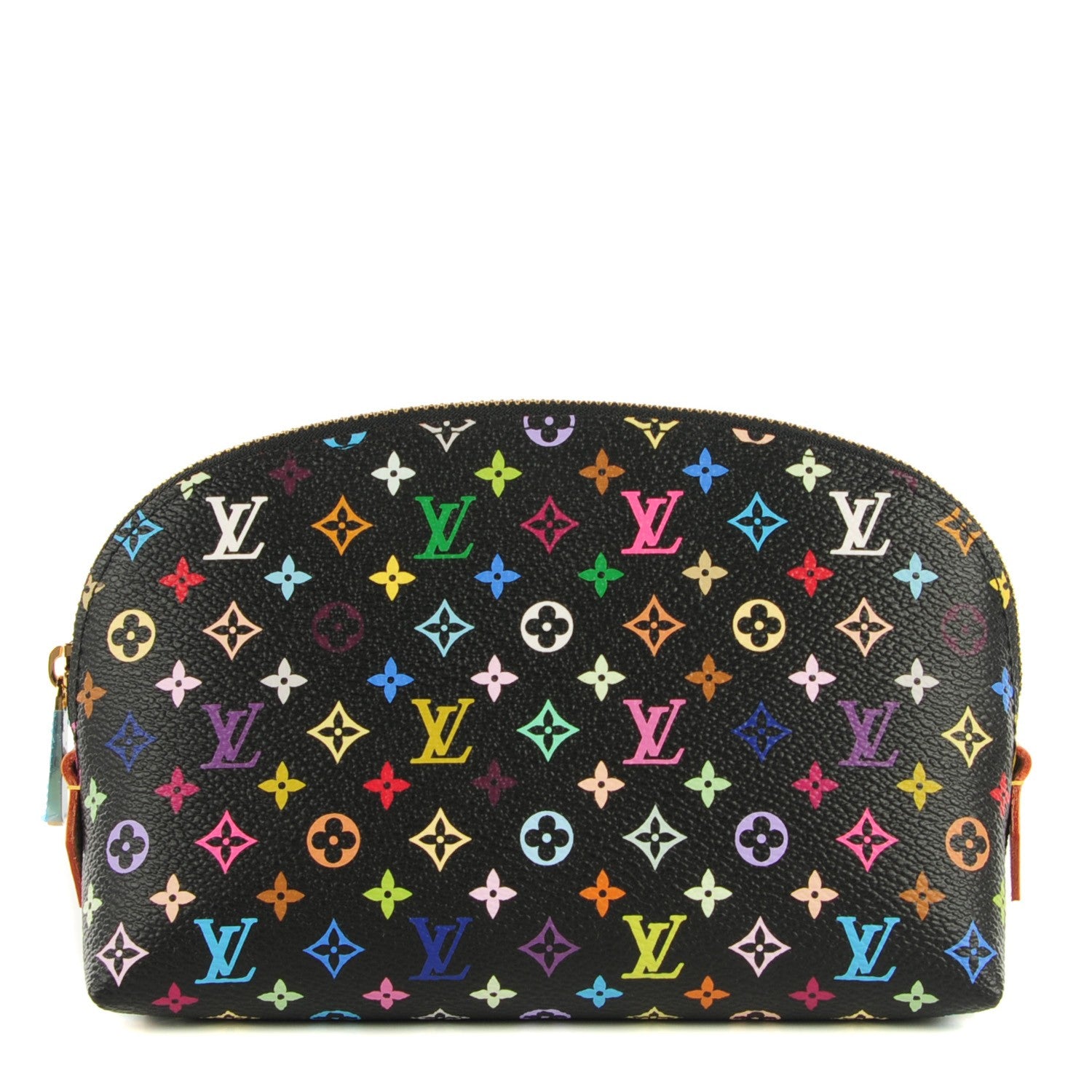 Louis Vuitton Monogram Multicolor Cosmetic Pouch Black Grenade 1 of 7