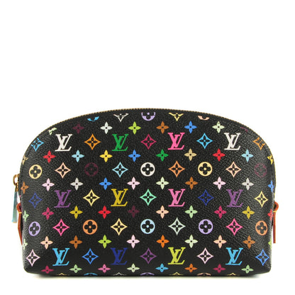 Louis Vuitton Monogram Multicolor Cosmetic Pouch Black Grenade 1 of 7