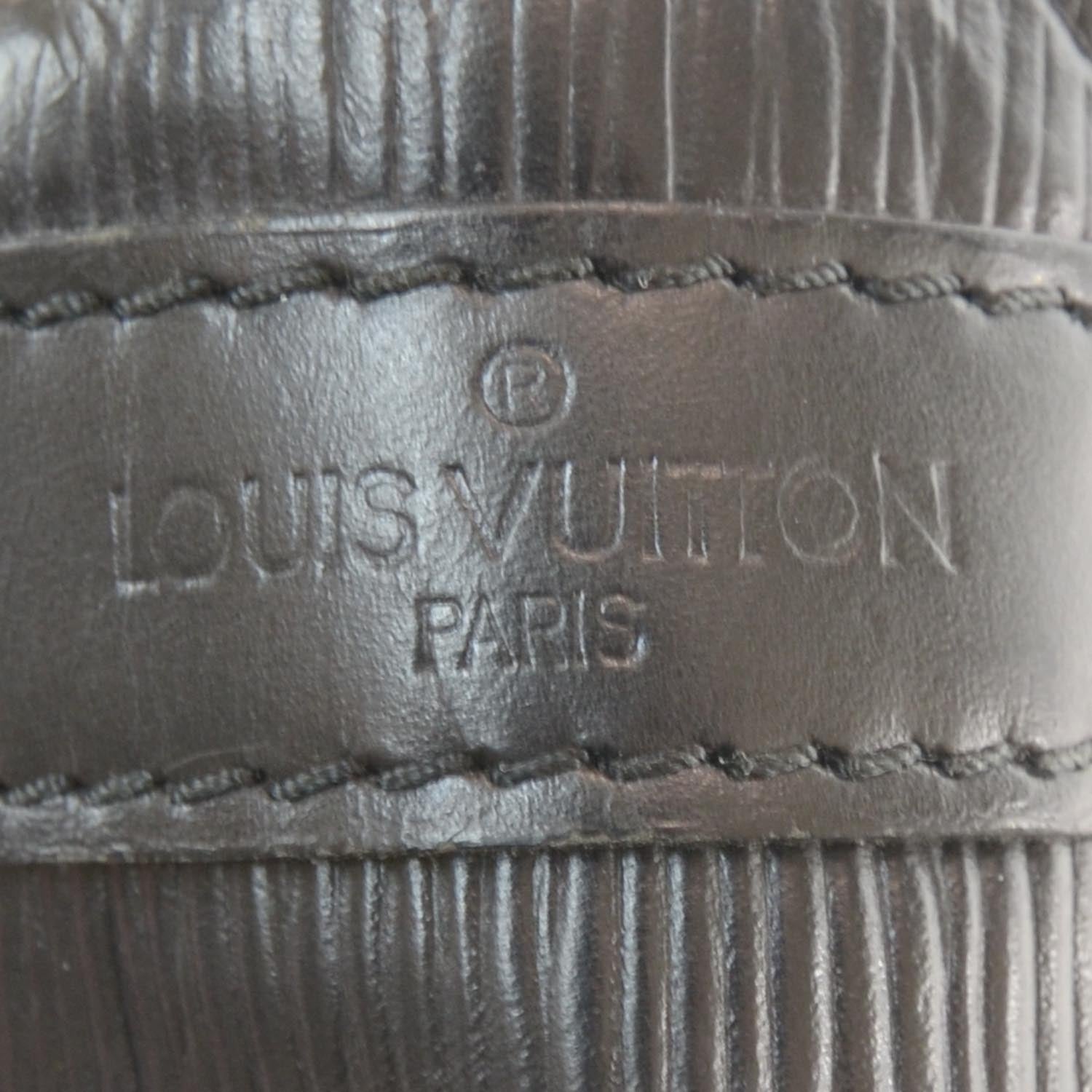 Louis Vuitton Epi Petit Noe Bag Vintage Black 7 of 7