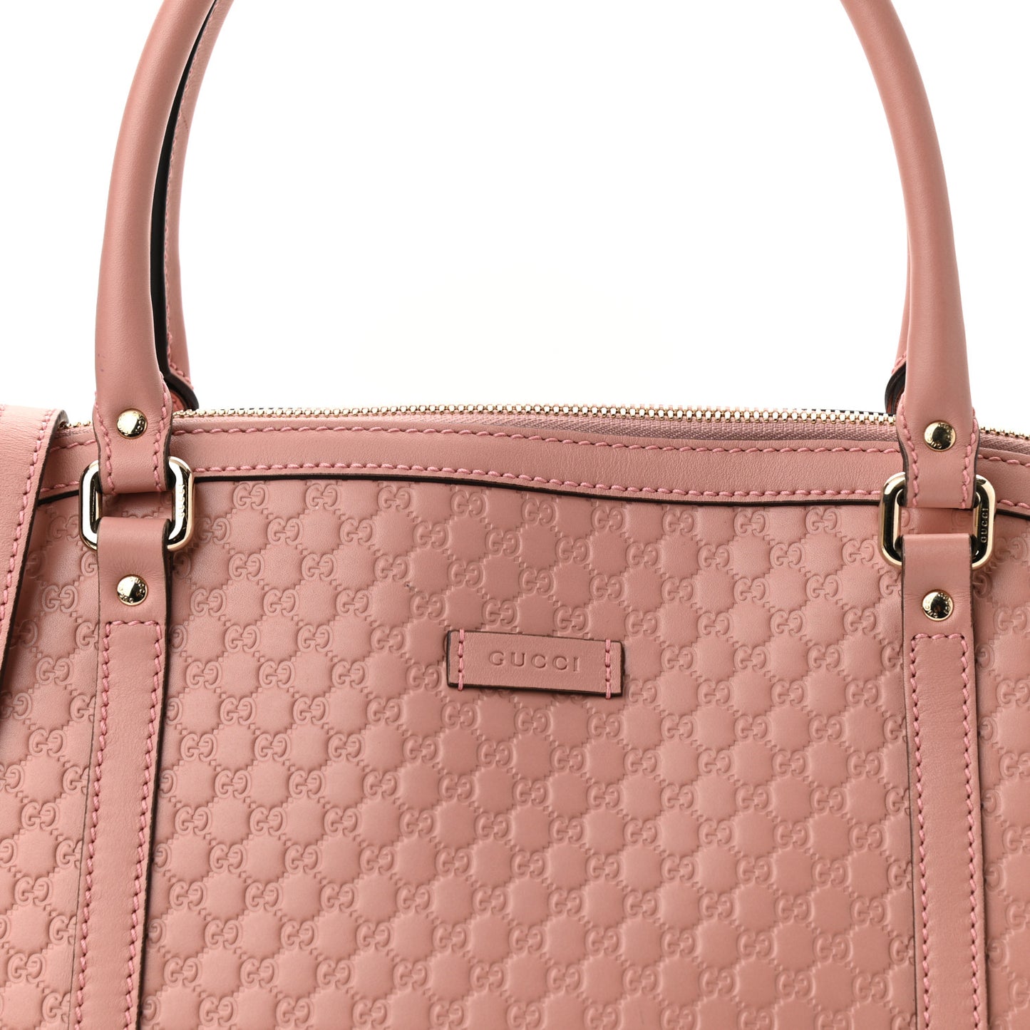 Soft Microguccissima Large Dome Satchel Soft Pink
