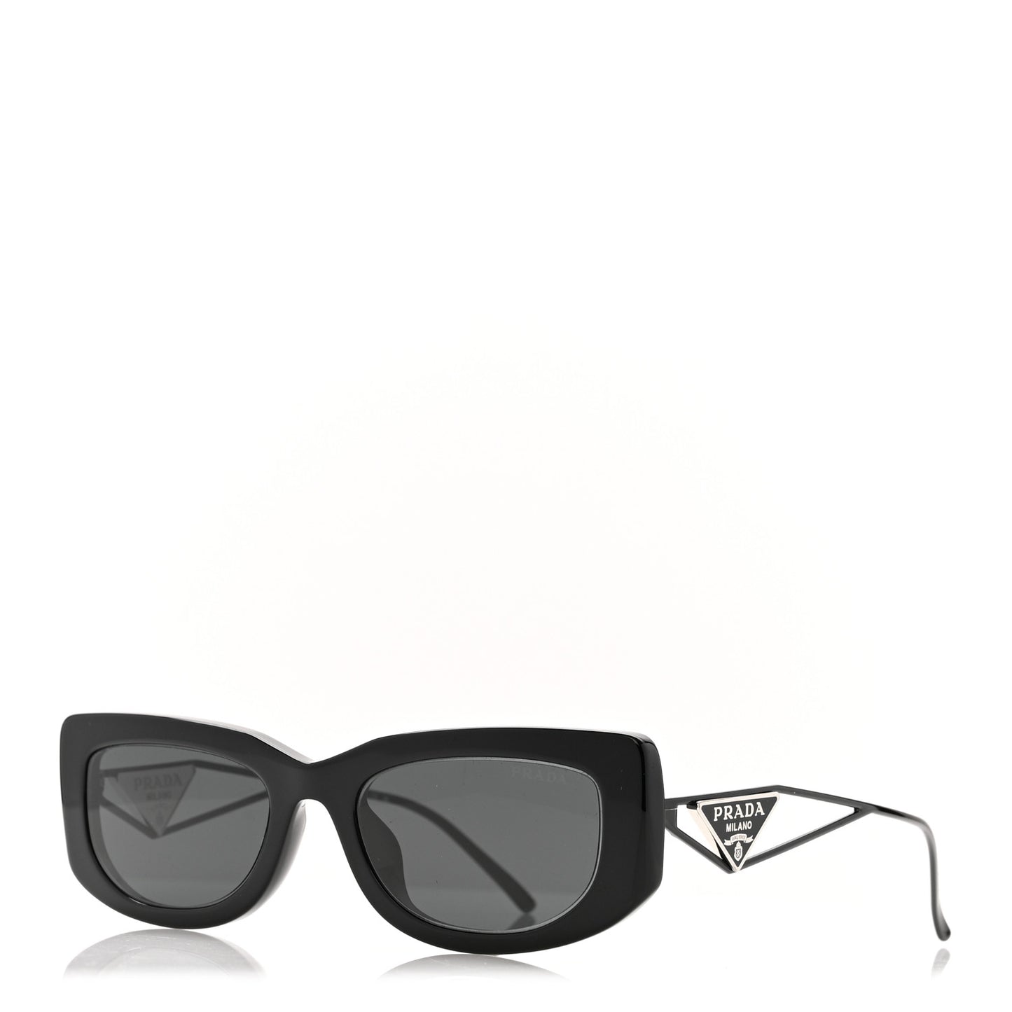 Acetate Sunglasses SPR 14Y Black Slate Gray