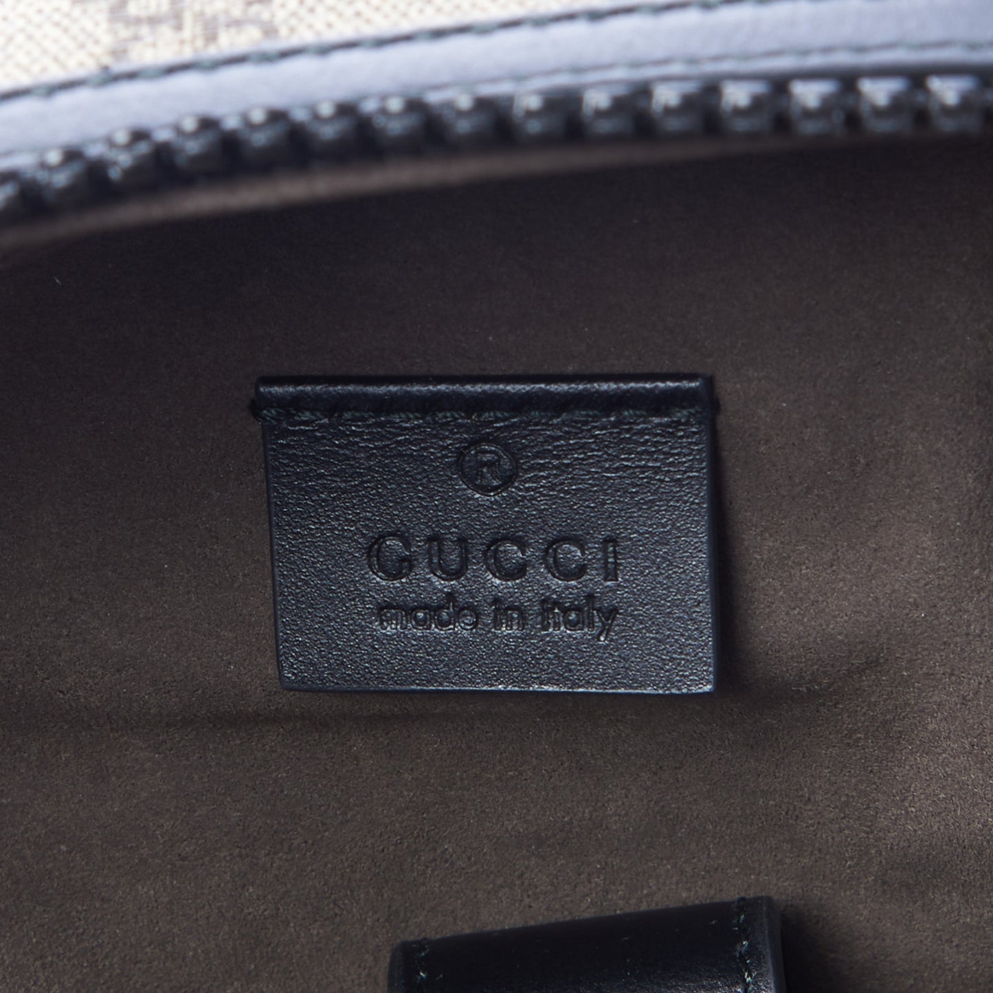 GG Supreme Monogram Medium Backpack Black