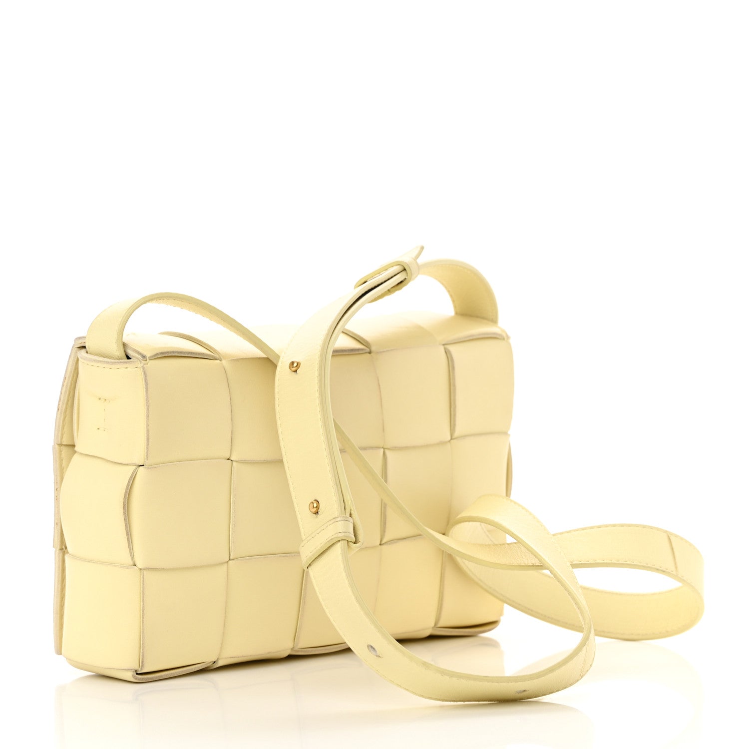 Bottega Veneta Nappa Maxi Intreccio Cassette Bag Zest 3 of 15