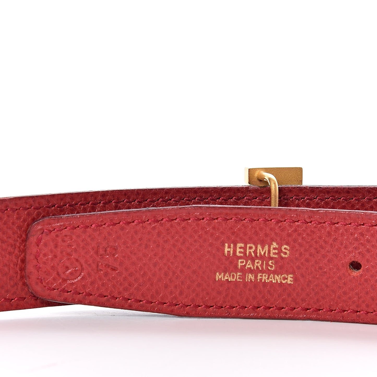 Courchevel 24mm Mini Constance H Belt 75 Rouge Vif