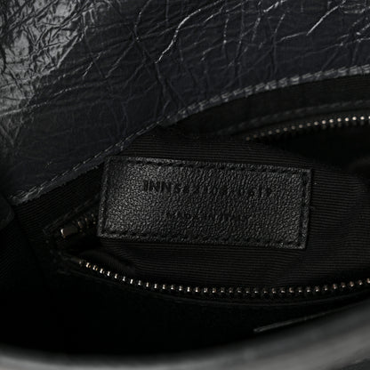 Saint Laurent Crinkled Calfskin Matelasse Monogram Niki Chain Wallet Storm 7 of 11