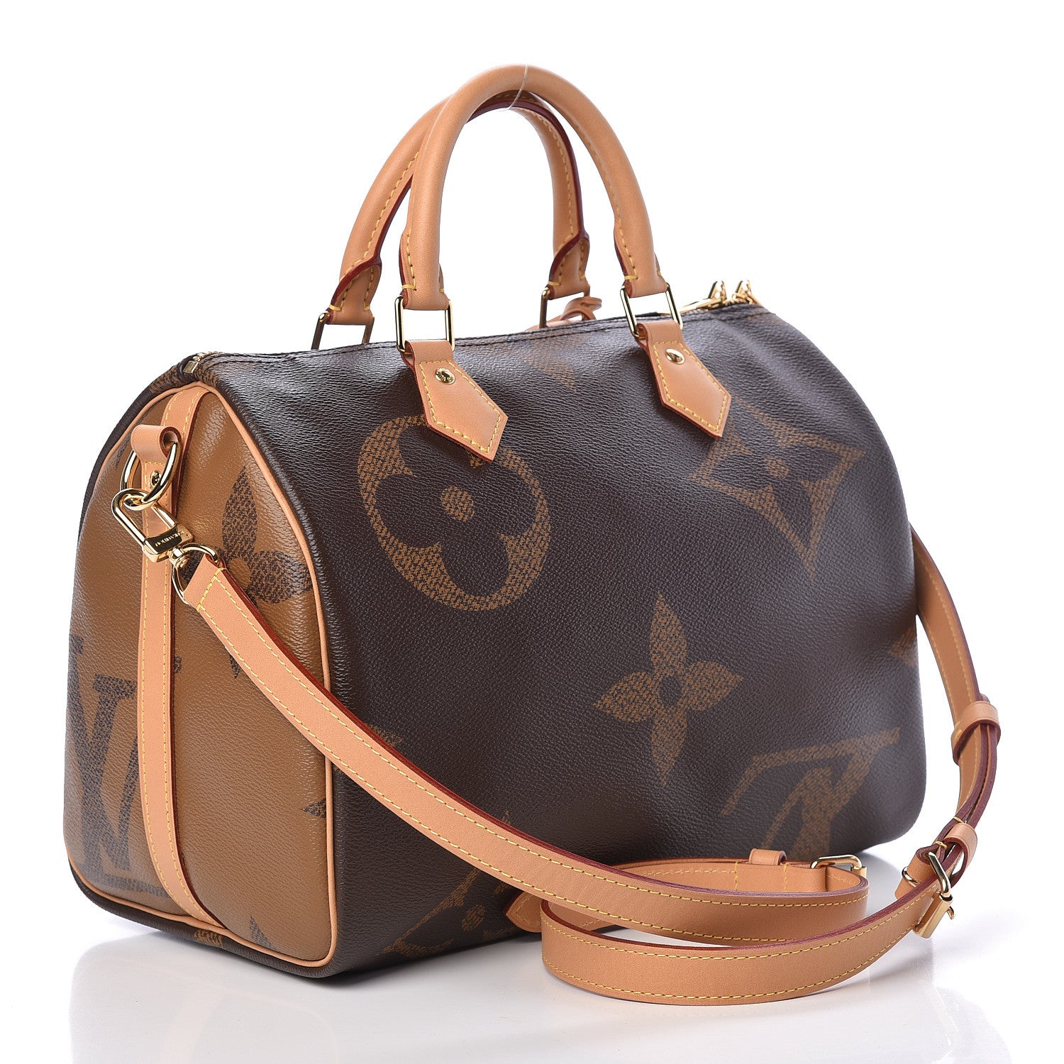 Louis Vuitton Reverse Monogram Giant Speedy Bandouliere 30 3 of 10
