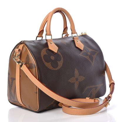 Louis Vuitton Reverse Monogram Giant Speedy Bandouliere 30 3 of 10