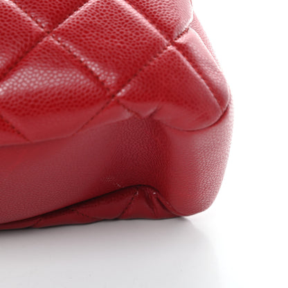 Chanel Caviar Quilted Timeless CC Soft Tote Red 12 of 13