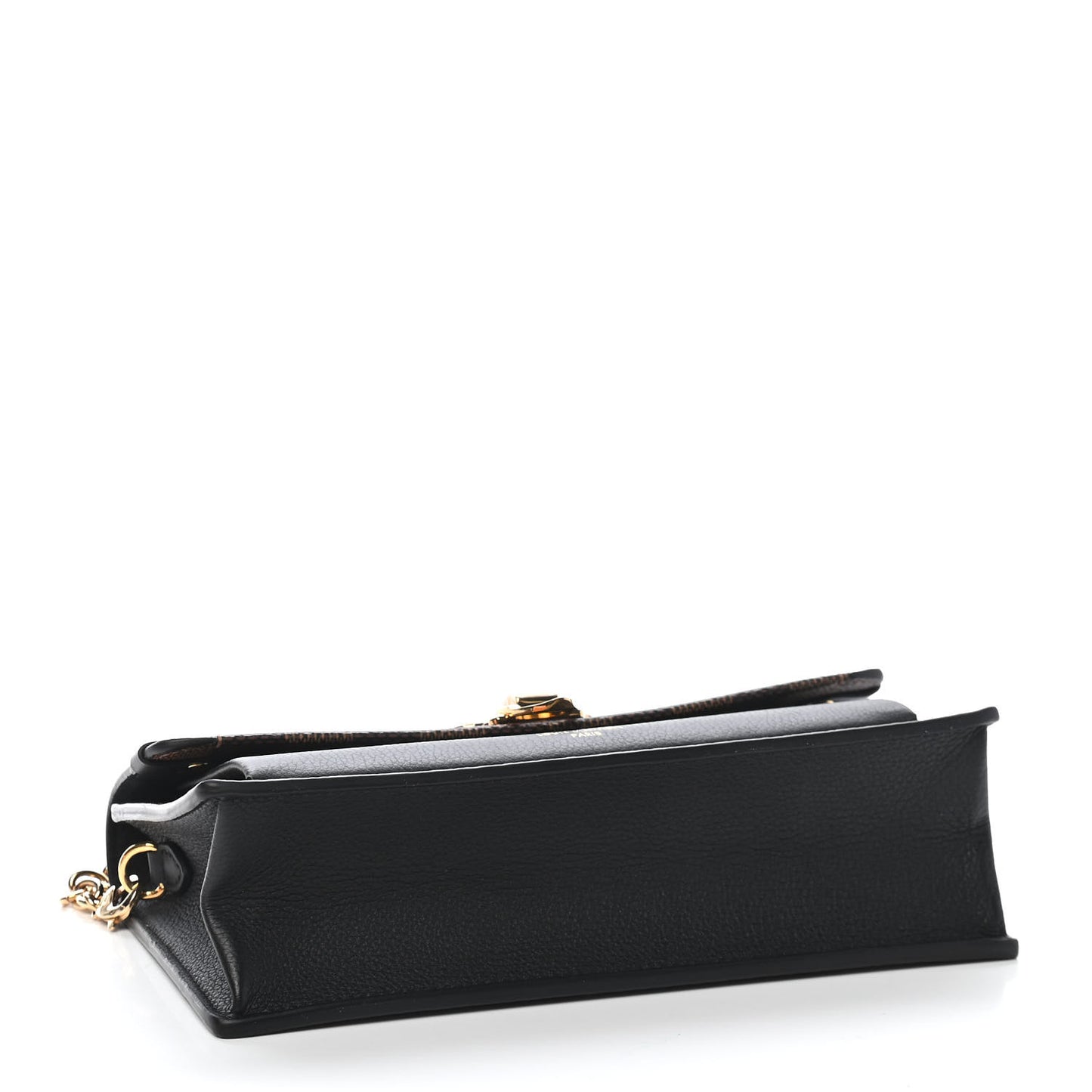 Damier Ebene Vavin Chain Wallet Black