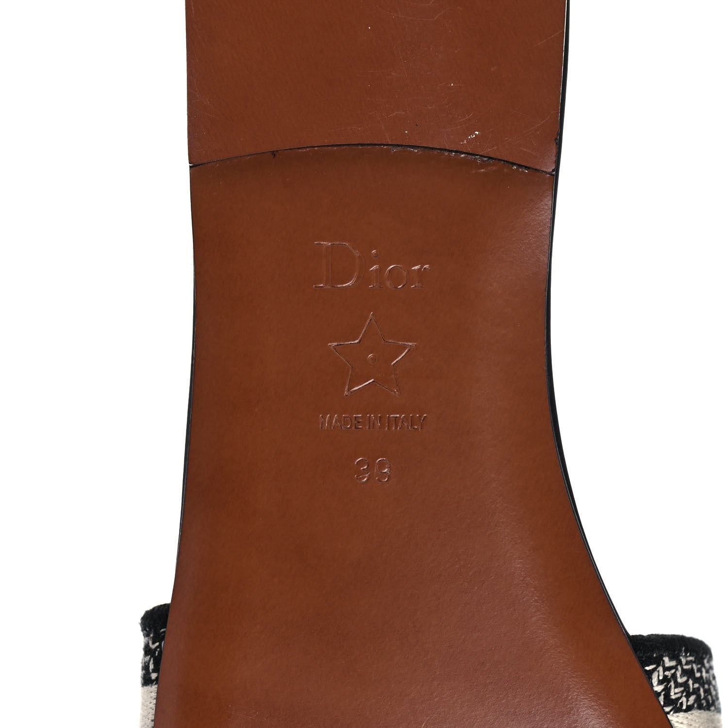 Christian Dior Canvas Embroidered Dway Mules Slide Sandals 39 Deep Blue 6 of 10