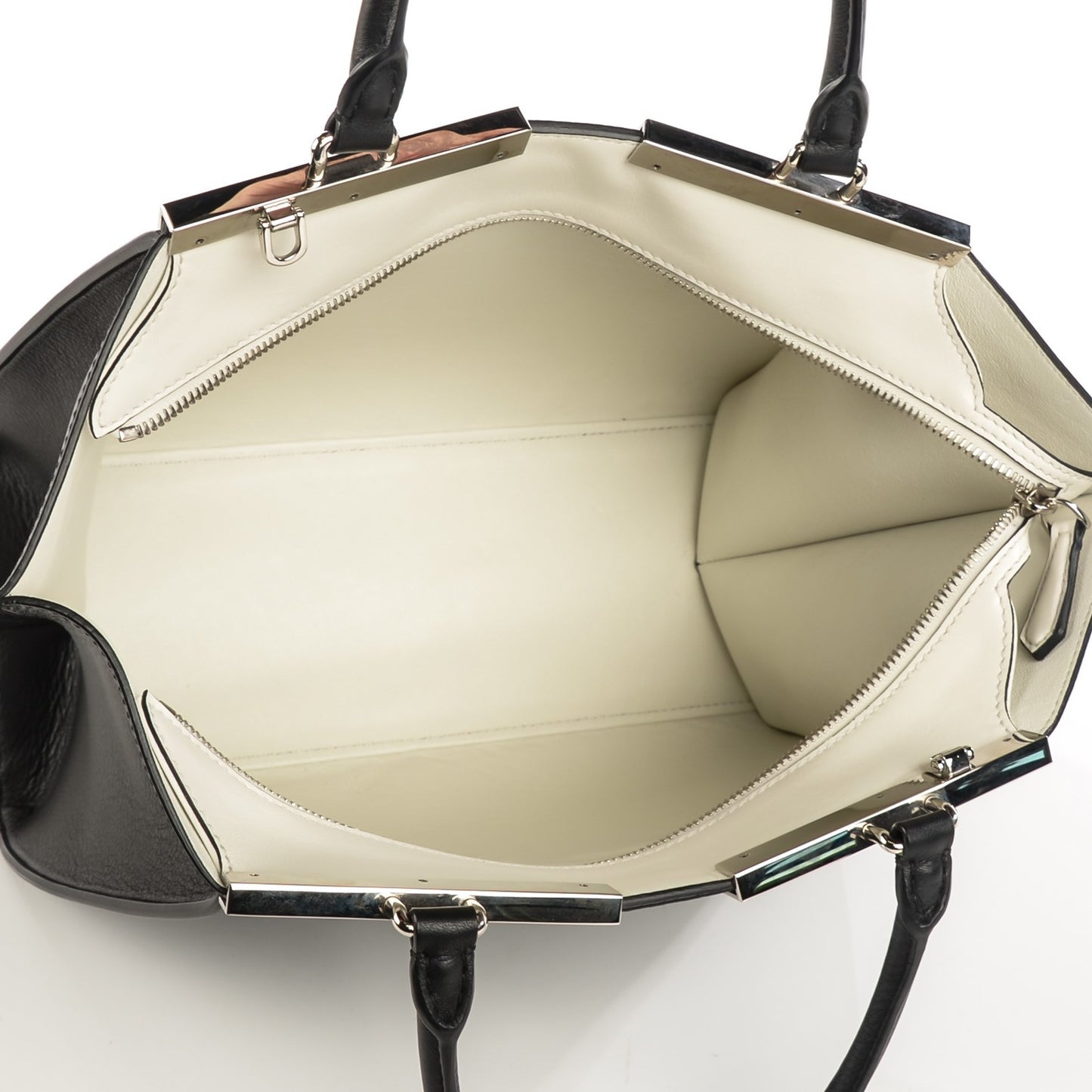 Vitello Dolce Shiny Nappa Petite 3Jours Tote Black