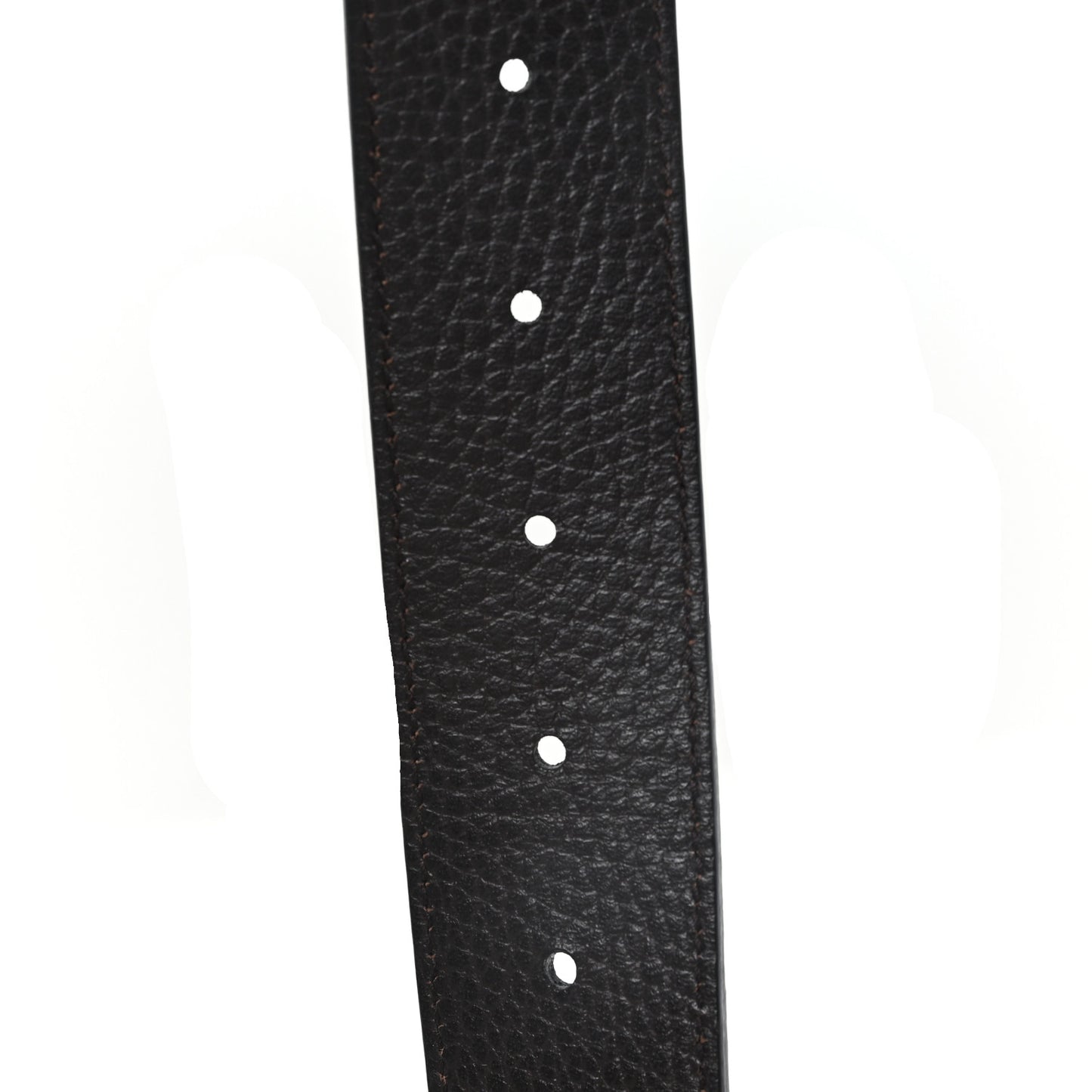 Calfskin Double G Reversible 37mm Belt 90 36 Black Cocoa
