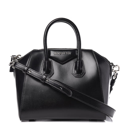 Givenchy Shiny Lord Calfskin Mini Antigona Black 1 of 15