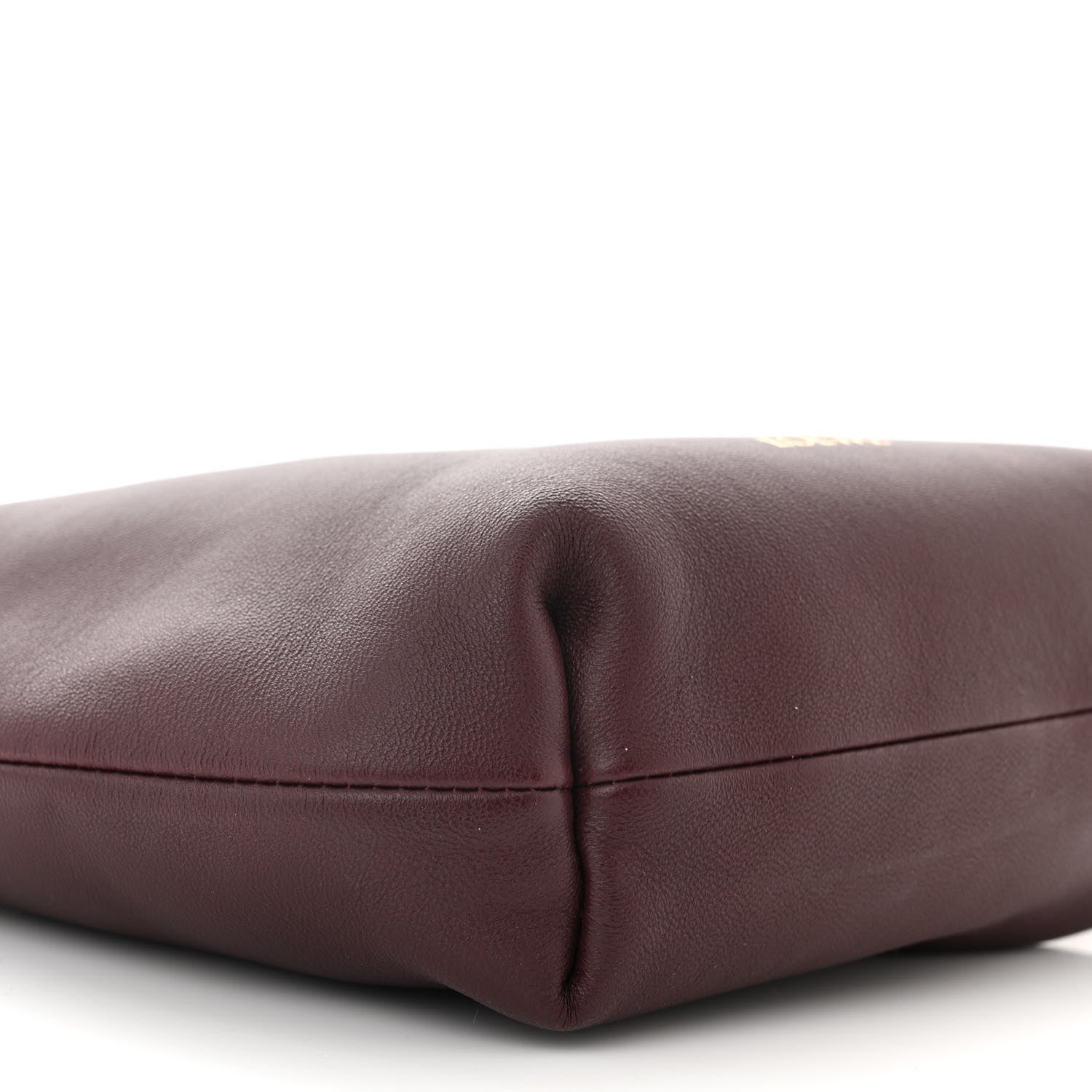 Loewe Mellow Nappa Donut Chain Mini Flamenco Knot Clutch Dark Burgundy 9 of 10