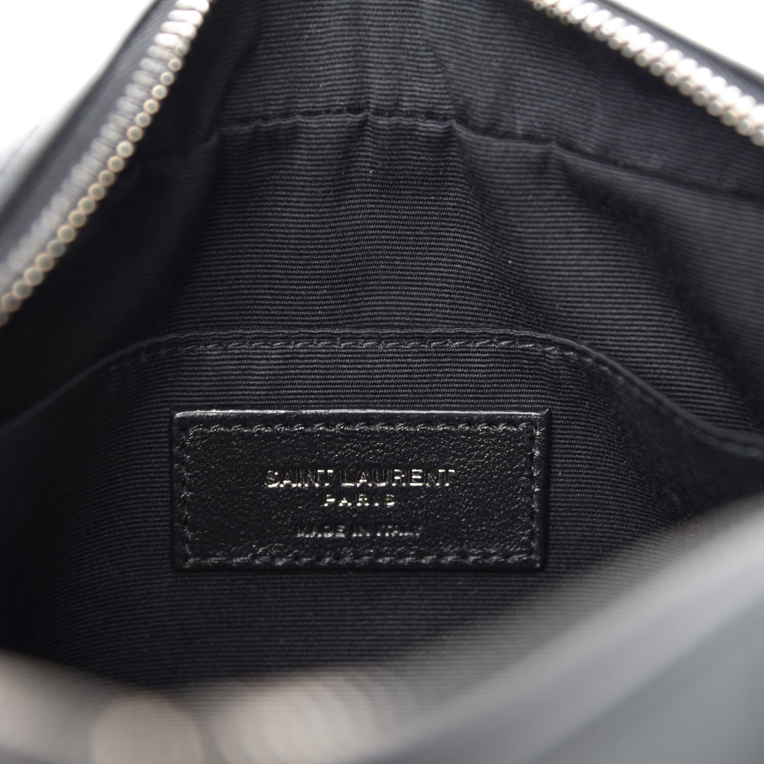Saint Laurent Calfskin Matelasse Monogram Lou Camera Bag Black 10 of 12