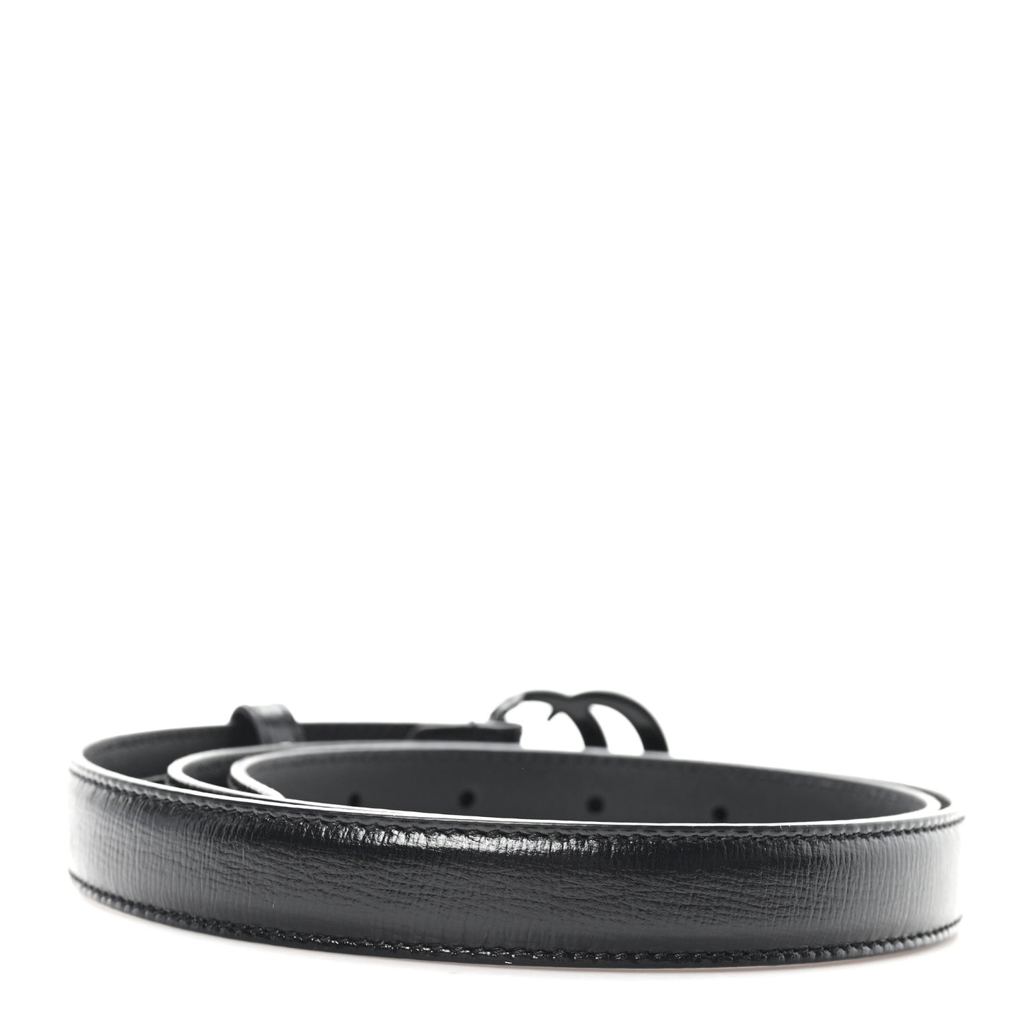 Calfskin Double G 85 34 Belt Black