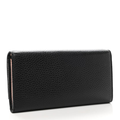 Gucci Calfskin Garden Continental Wallet Black 3 of 8