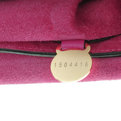Mulberry Spongy Pebbled Small Bayswater Satchel Hot Fuchsia 7 of 9