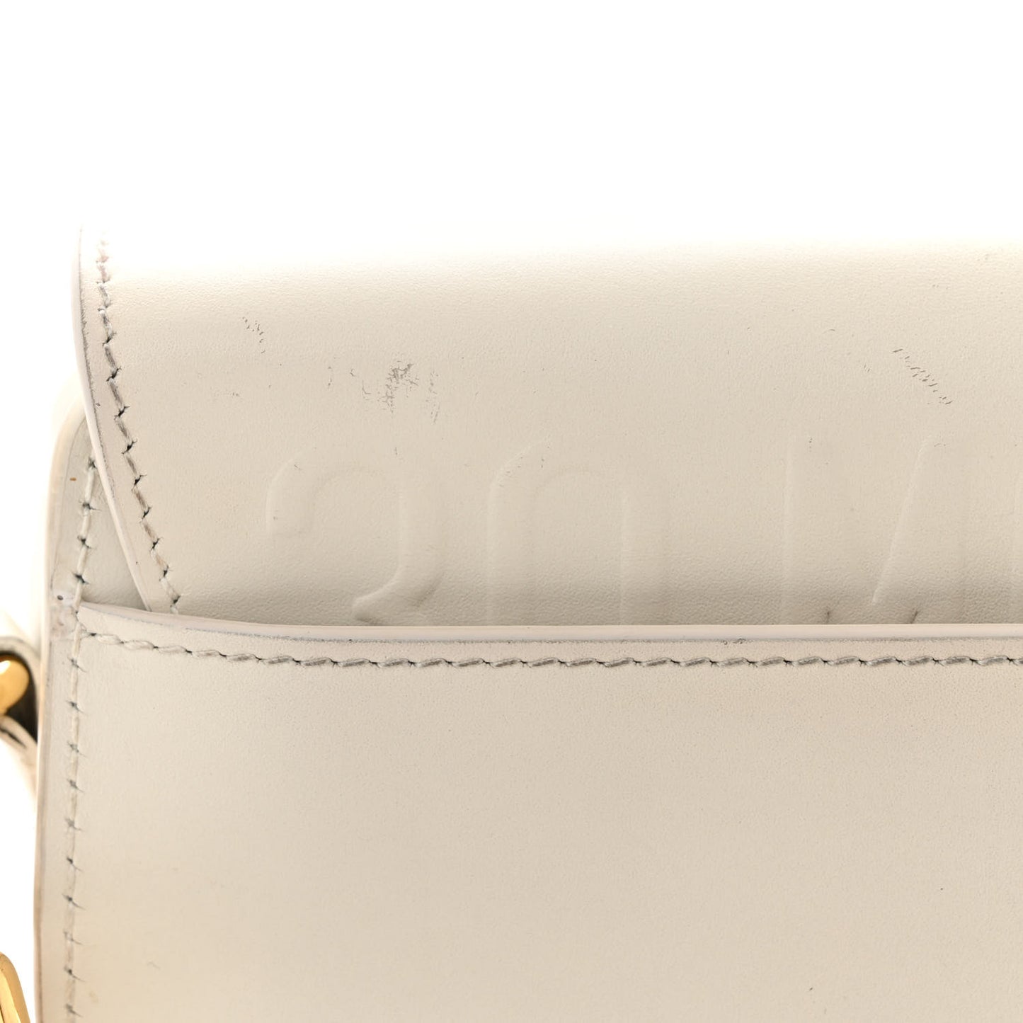 Box Calfskin East West Bobby Bag Latte
