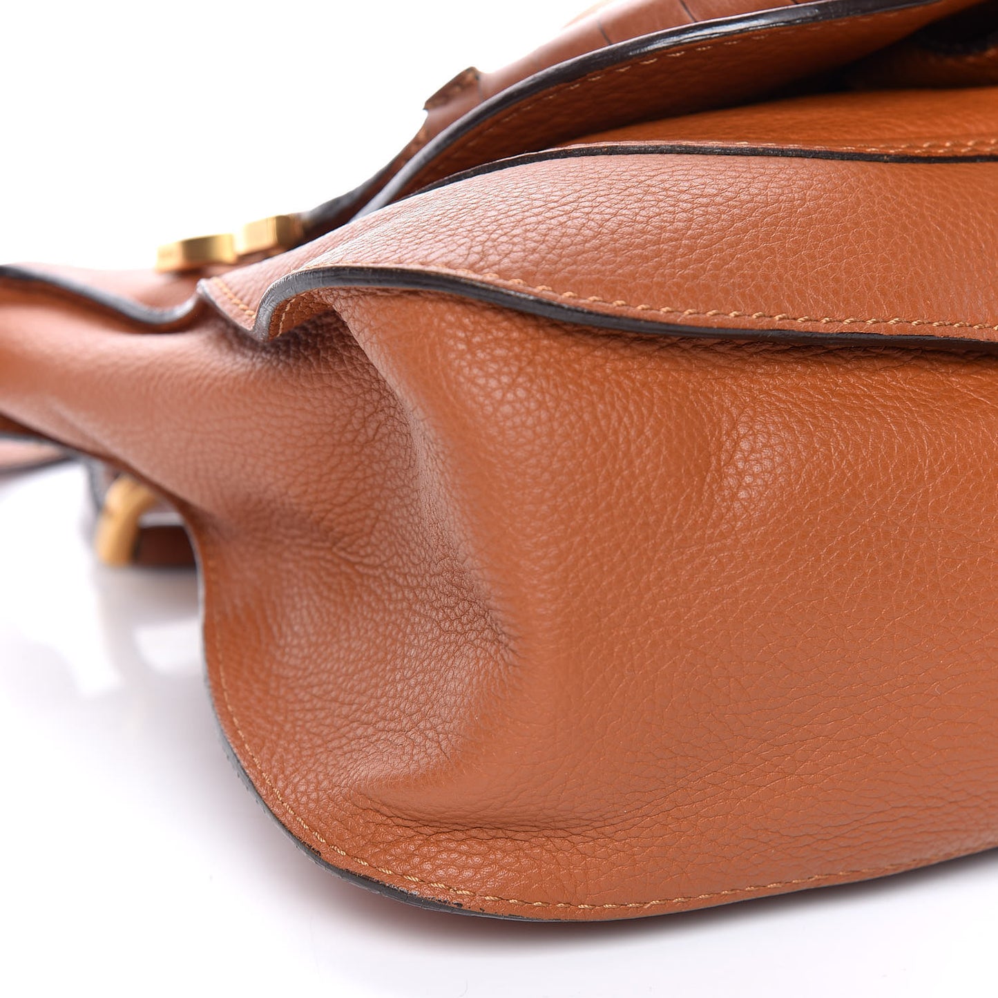 Calfskin Medium Marcie Satchel Tan