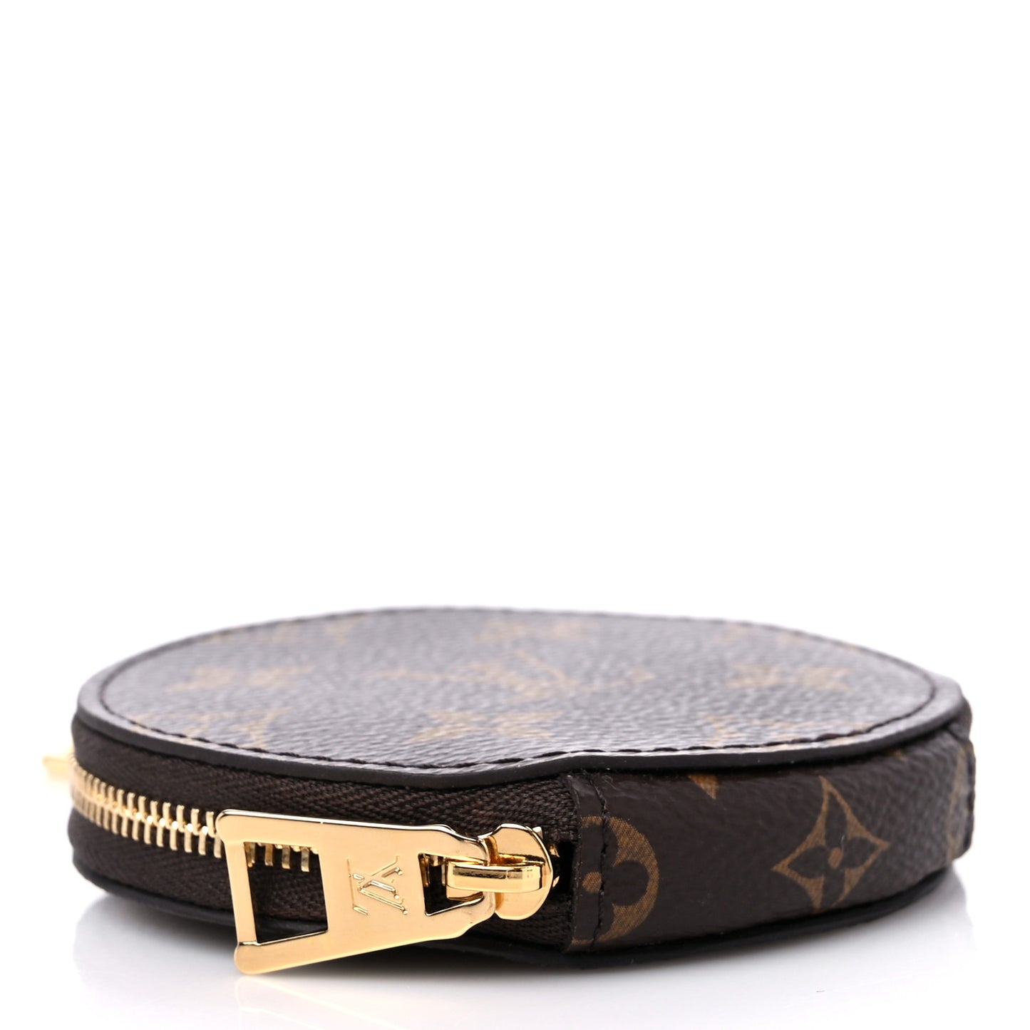 Monogram OnTheGo East West Round Coin Purse Red