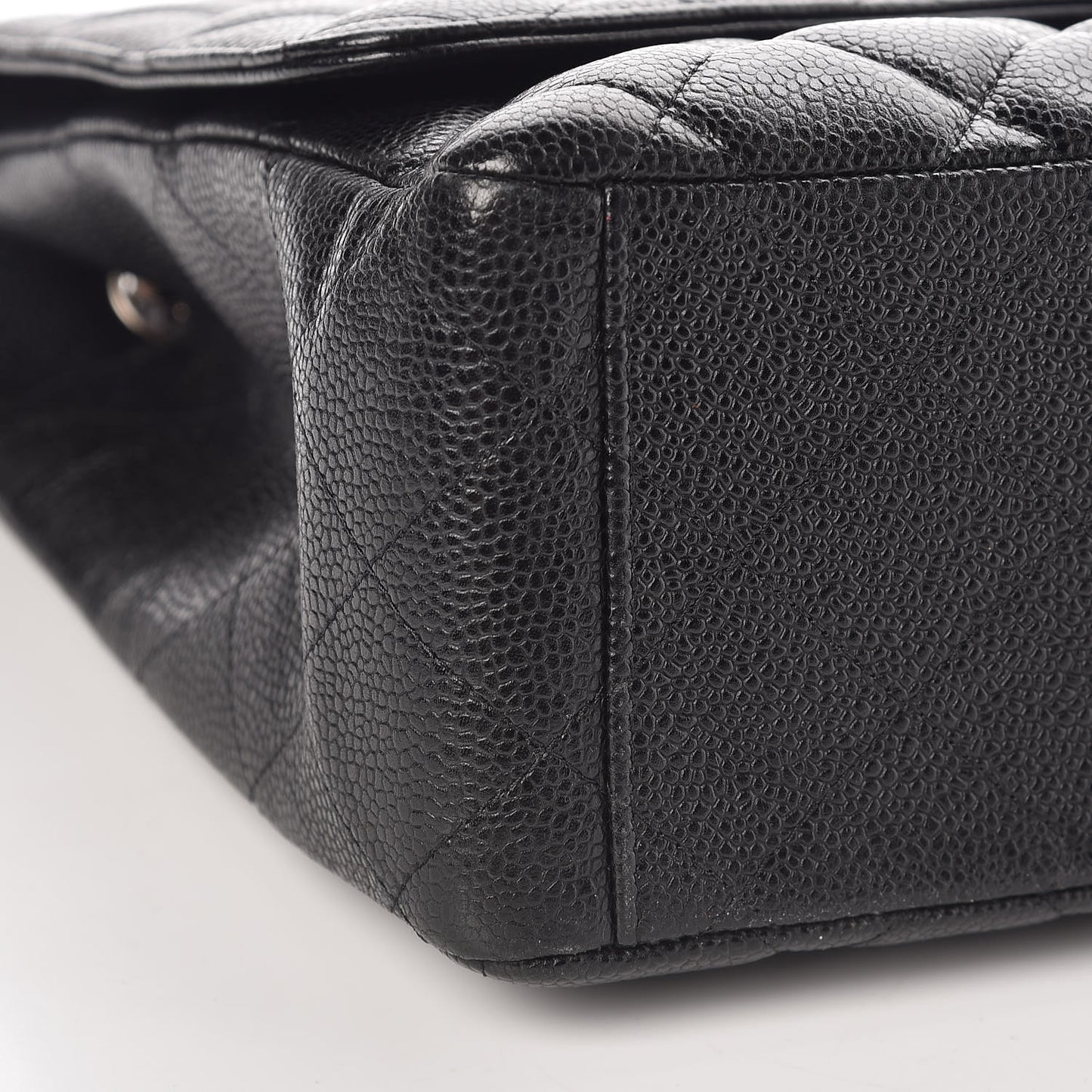 Caviar Quilted Maxi Single Flap Black