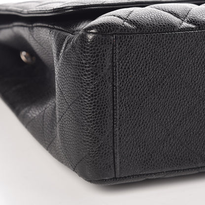Chanel Caviar Quilted Maxi Single Flap Black 8 of 9