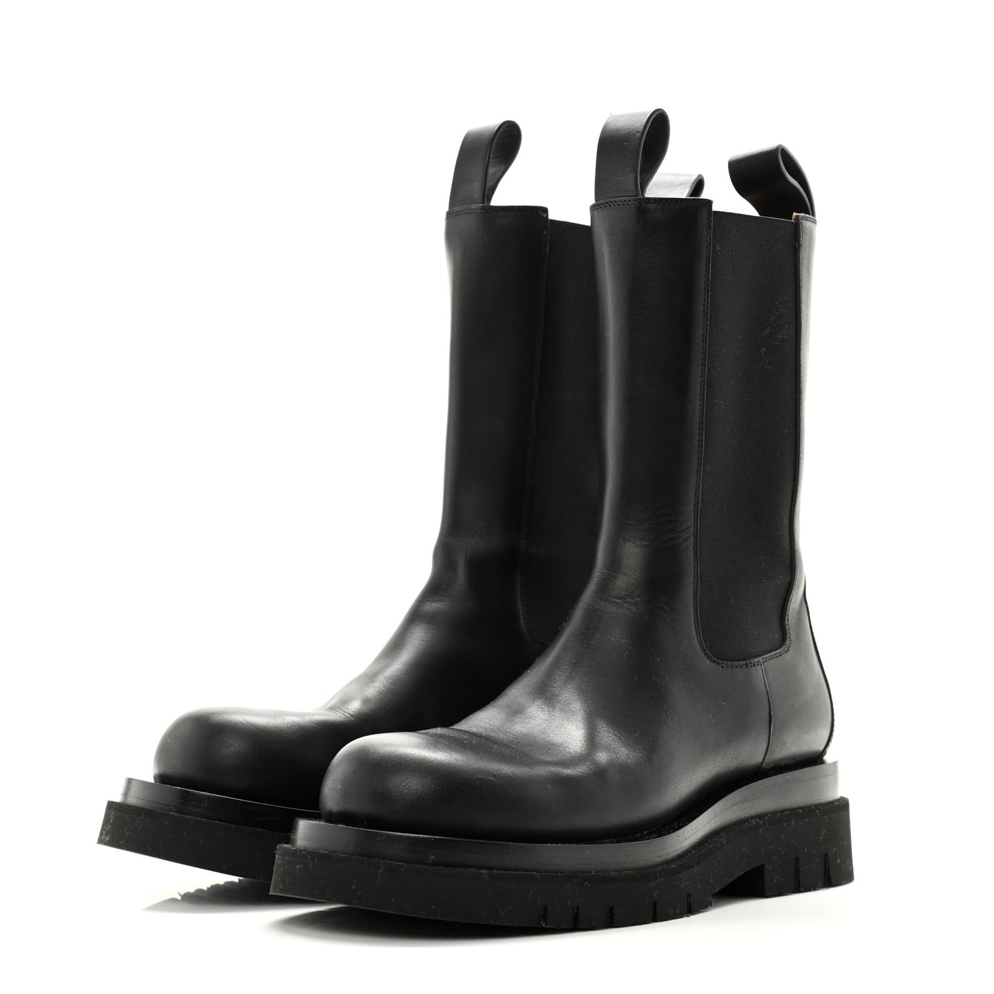 Calfskin The Lug Chelsea 55mm Boots 38.5 Black