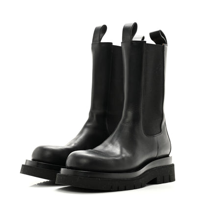 Bottega Veneta Calfskin The Lug Chelsea 55mm Boots 38.5 Black 3 of 12