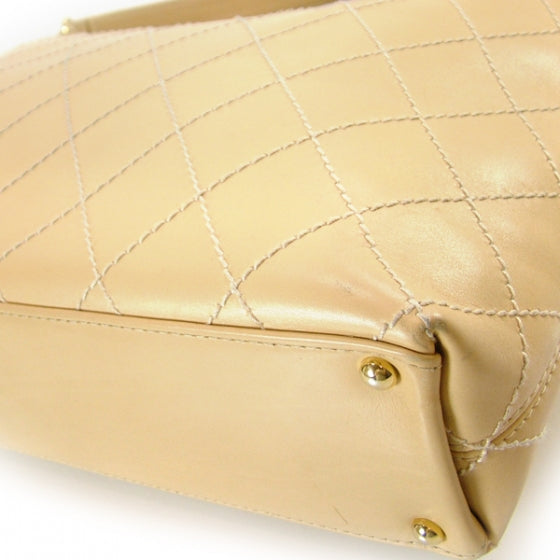 Leather Quilted Surpique Hobo