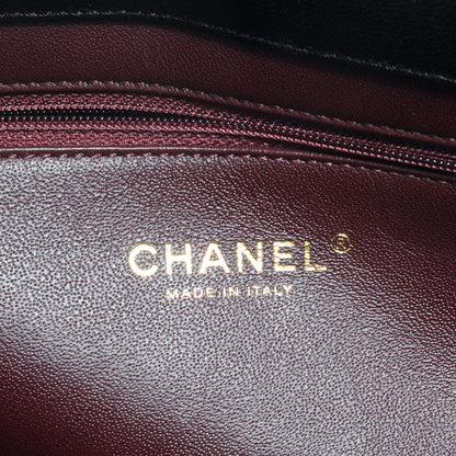 Chanel Lambskin Diamond CC Flap Black 6 of 7