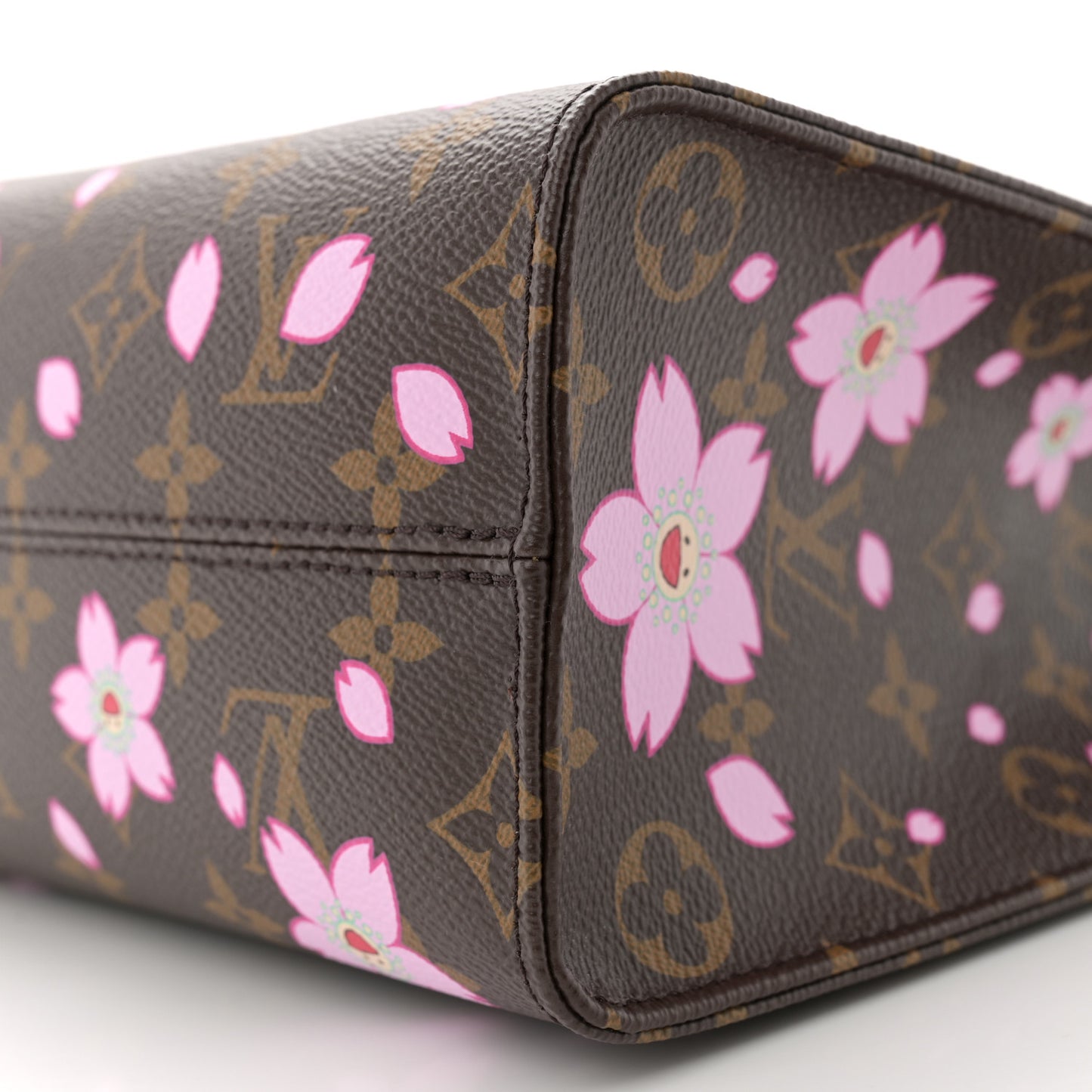 LV X TM Monogram Cherry Blossom Onthego PM Sakura Brown