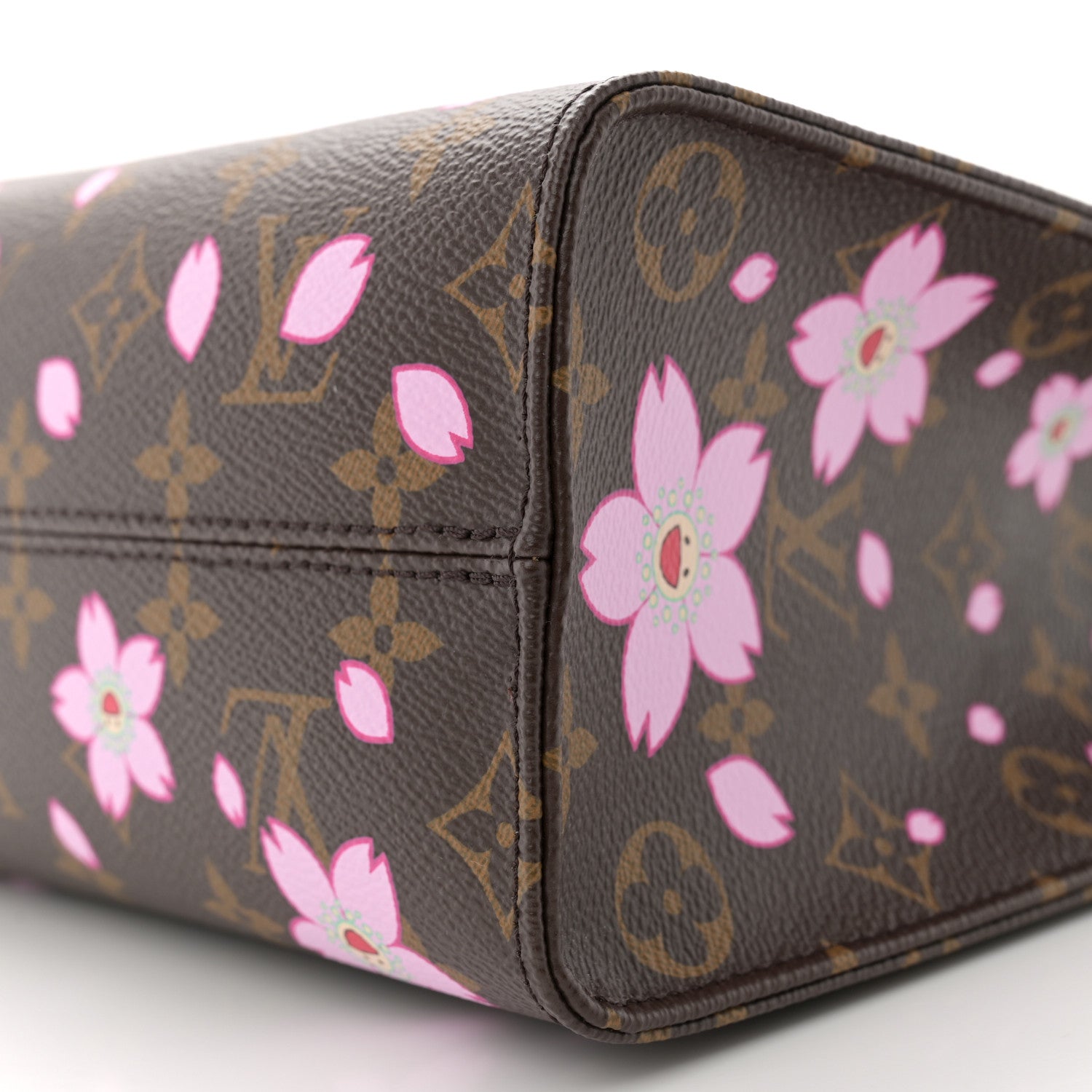 Louis Vuitton LV X TM Monogram Cherry Blossom Onthego PM Sakura Brown 9 of 9