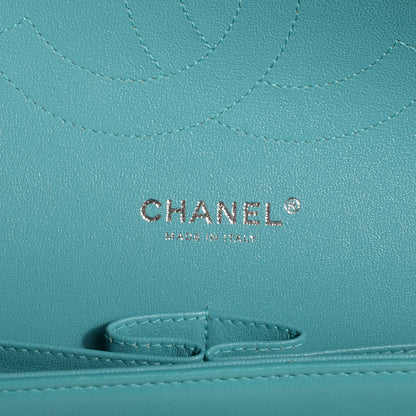 Chanel Lambskin Quilted Jumbo Double Flap Blue 5 of 7