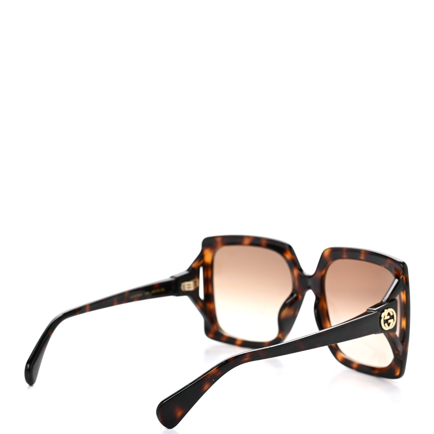 Gucci Acetate Square Frame Sunglasses GG0876SA Tortoise 4 of 5