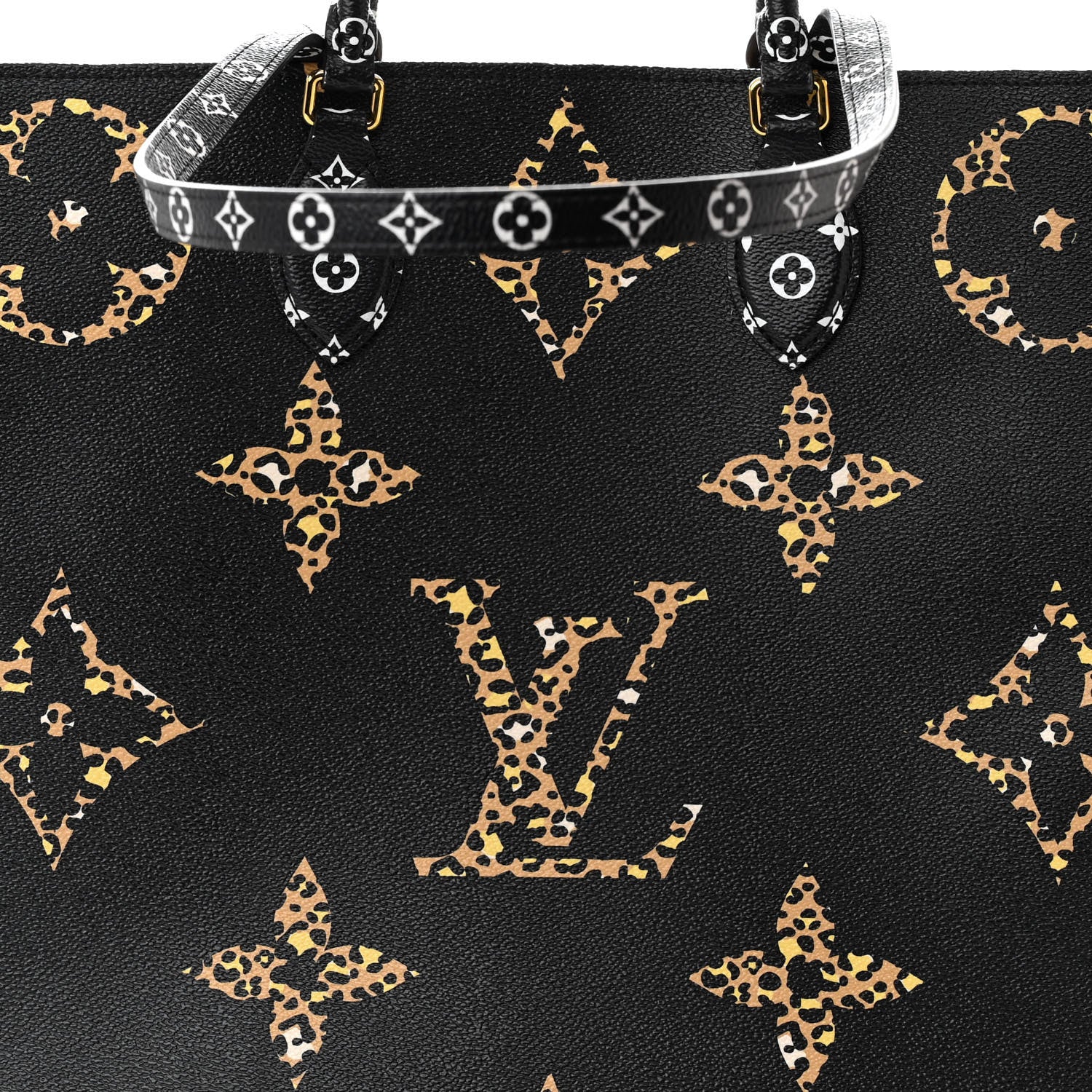 Louis Vuitton Monogram Giant Jungle Onthego GM Black 8 of 13