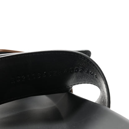 Hermes Calfskin Mens Chypre Sandals 40 Naturel Safari Black 8 of 8