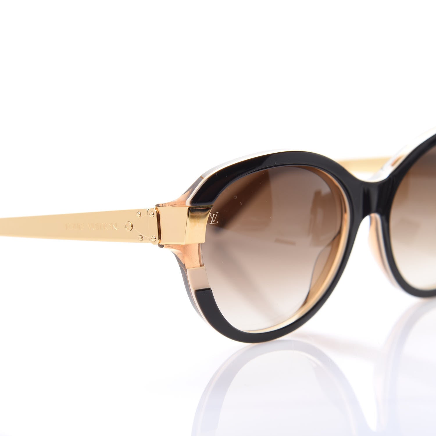 Louis Vuitton Petit Soupcon Cat Eye Sunglasses Z0487W Brown 7 of 8