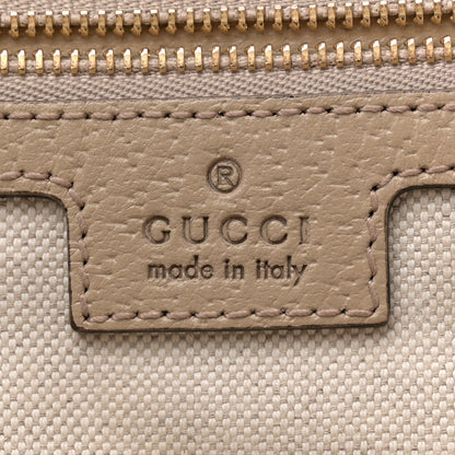 Gucci GG Supreme Monogram Textured Dollar Calfskin Web Medium Ophidia Shopping Tote Beige Mystic White Oatmeal 6 of 12