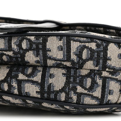 Christian Dior Oblique Mini Saddle Bag Blue 26 of 34