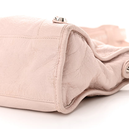 Balenciaga Agneau Classic Silver Hardware S City Logo Strap Light Rose White 11 of 20